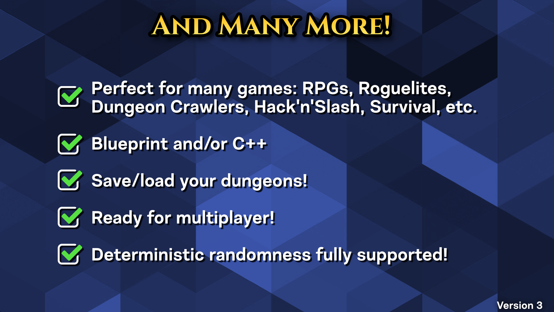 And many more features